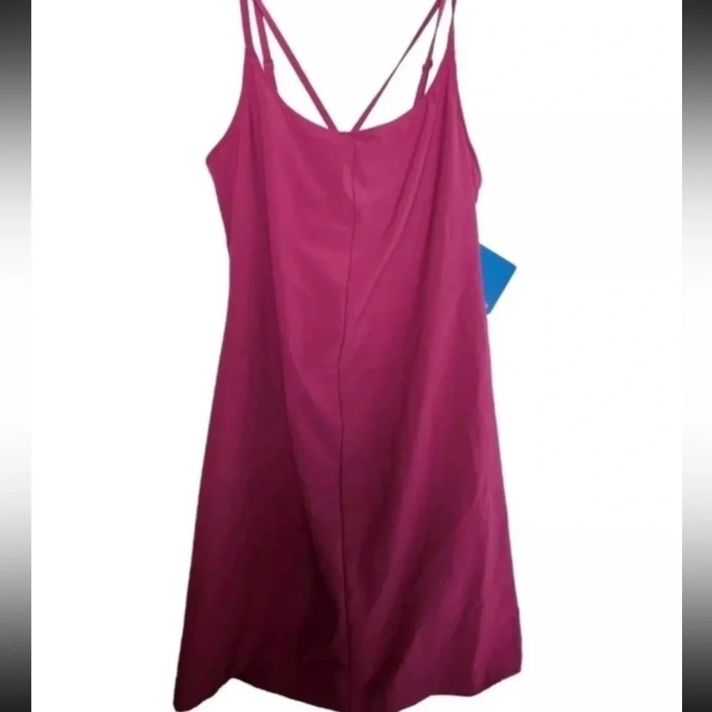 ⚡️ NWT Columbia Pleasant Creek Stretch Active Dress w/ Built in Shorts Pink XL - Picture 2 of 11